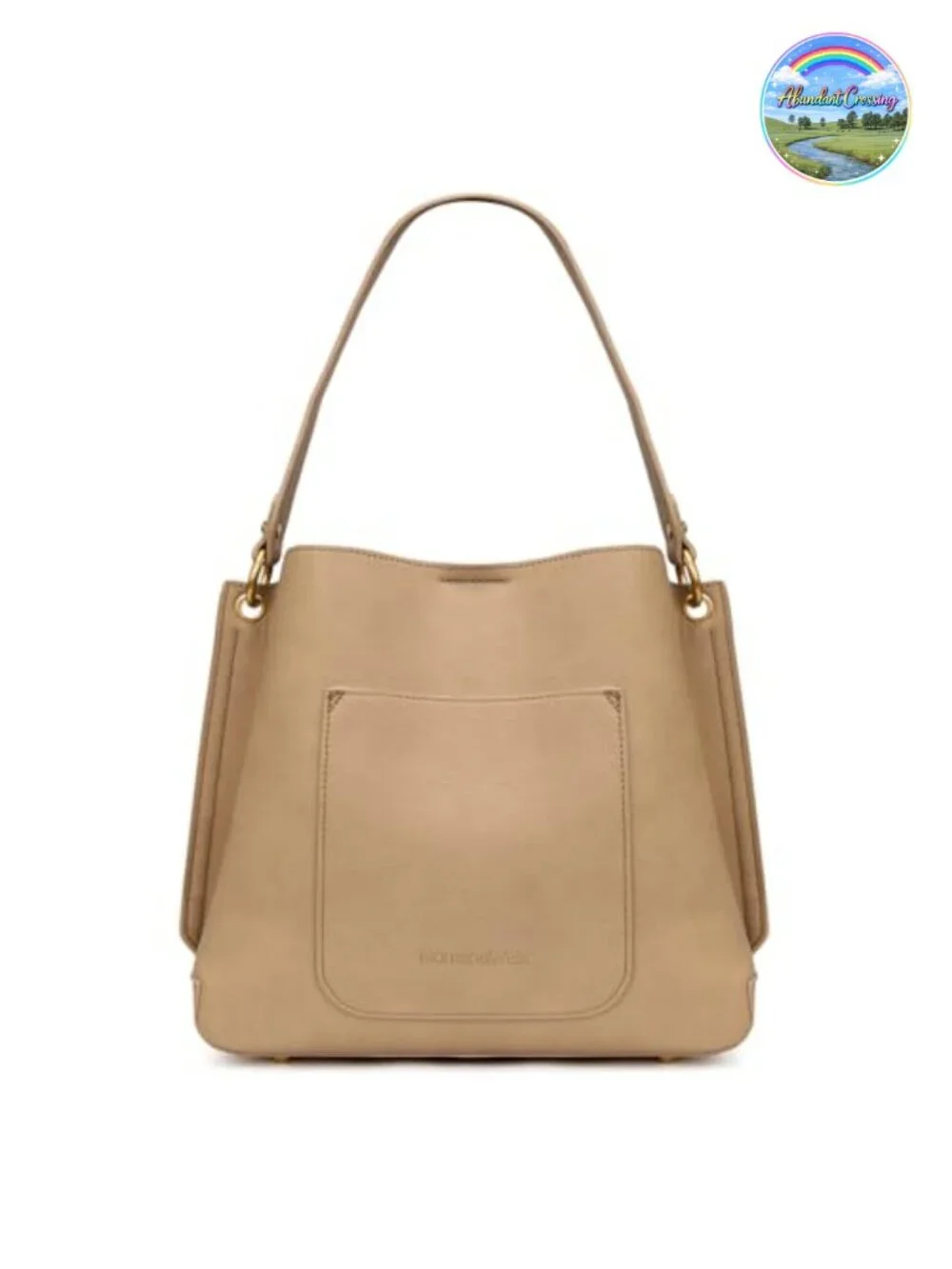 Medium Hobo Bag for Women, 3 Compartments PU Leather Shoulder Purse with